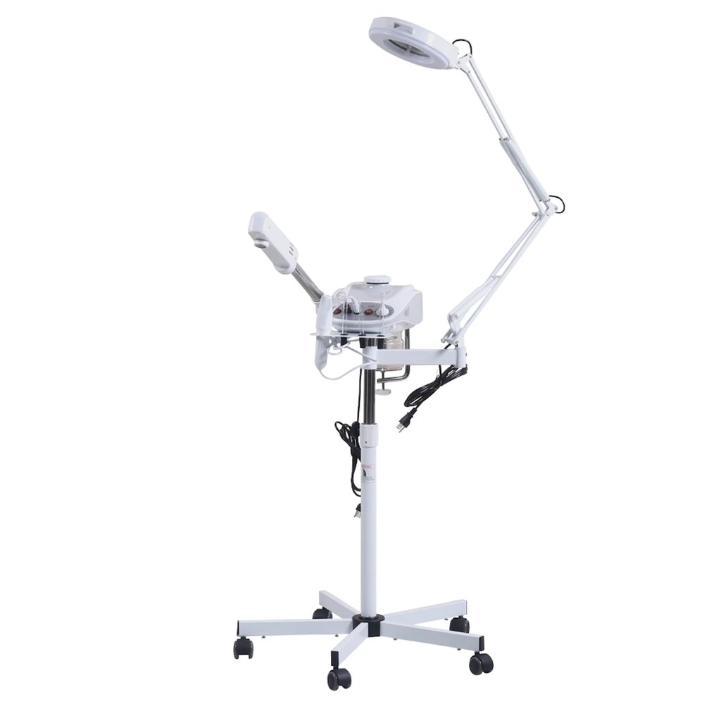 Shoppin 3-in-1 Aromatherapy Facial Steamer, 5X LED Magnifying Lamp, High Frequency Machine