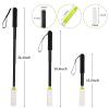 LYIGEOL Toe Cleaning Brush,Foot Brush with Reusable Drying Covers.Foot Scrubber with Telescopic Aluminum Alloy 12"-24",Long- Handled Toe Lotion Applicator for Seniors,Elderly, Disabled Men and Women view 2