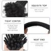 0.4cm Width 10Inch 100 Strands Dreadlock Extensions Real Human Hair 100% Handmade Permanent Loc Extensions Human Hair for Women/Men Can Be Curled and Bleached(width 0.4cm #1B color) view 3