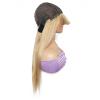 Azedssw Women Human Hair Wig With Bang Pre-Colored Honey Blonde Brazilian Hair Wigs 180Density Density 8 26Inch 180Density view 2