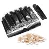 200 Pack Portable Travel Hair Comb Bundle With 200 Pack Cotton Swabs, Individually Wrapped Cotton Swab view 1