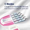 COVIK Mini Razors, Travel Razors for Women, 5 Blade, pink view 3