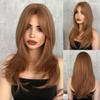Pulcykp Women Natural Hair Wavy Wigs Cosplay Heat Synthetic Fiber Wigs Daily Use Fake Hair MW9039-803 view 2