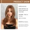 Pulcykp Women Natural Hair Wavy Wigs Cosplay Heat Synthetic Fiber Wigs Daily Use Fake Hair MW9039-803 view 3