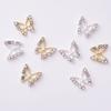 20Pcs Alloy Butterfly Nail Charms,3D Gold Silver Metal Butterfly Nail Gems Nail Rhinestones Shiny Crystal Nail Art Charms,Nail Decoration for Nails DIY Manicure Jewelry Accessories Women Nail Supplies view 4