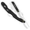 Straight Razor - Straight Razors for Men, BarbaQo Professional Barber Razor with 10 Sinlge Blades, 100% Stainless Steel Straight Razor for Close Shaving view 2