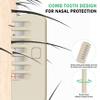 BEZOX Manual Nose Hair Trimmer (Pack of 3) - Rotating Nasal Hair Razor Cutter with Ear Picker for Women and Men - Portable Nostril Hair Remover Tools view 3