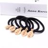 100Pcs Seamless Nylon Hair Ties Stretchy Hair Bands for Women Girls Simple Fashion Rope for Everyday Use No Crease Ponytail Holders in Black view 3