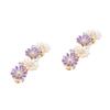 FOMIYES 2pcs Small Spring Hairpin Daisy Flower Design Chic Alloy Tail Clip Hair Accessory for Girls and Women for Parties and Daily Use view 1