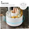 BESTOYARD brush holder Household Brush Bucket Lipstick Holder Make Up Organizer Brush Storage Bucket Makeup Holder makeup brush Storage Box pen holder white office makeup box dog pp view 3