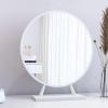 CANEVE Table Mirror,Countertop Mirror,Tabletop Vanity Mirror,Round Mirror Makeup Mirror,Bathroom Dormitory Vanity Mirror,Shaving Vanity Mirror with Stand Hd Mirror Freestanding(Color:White) view 1