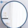 CANEVE Table Mirror,Countertop Mirror,Tabletop Vanity Mirror,Round Mirror Makeup Mirror,Bathroom Dormitory Vanity Mirror,Shaving Vanity Mirror with Stand Hd Mirror Freestanding(Color:White) view 4