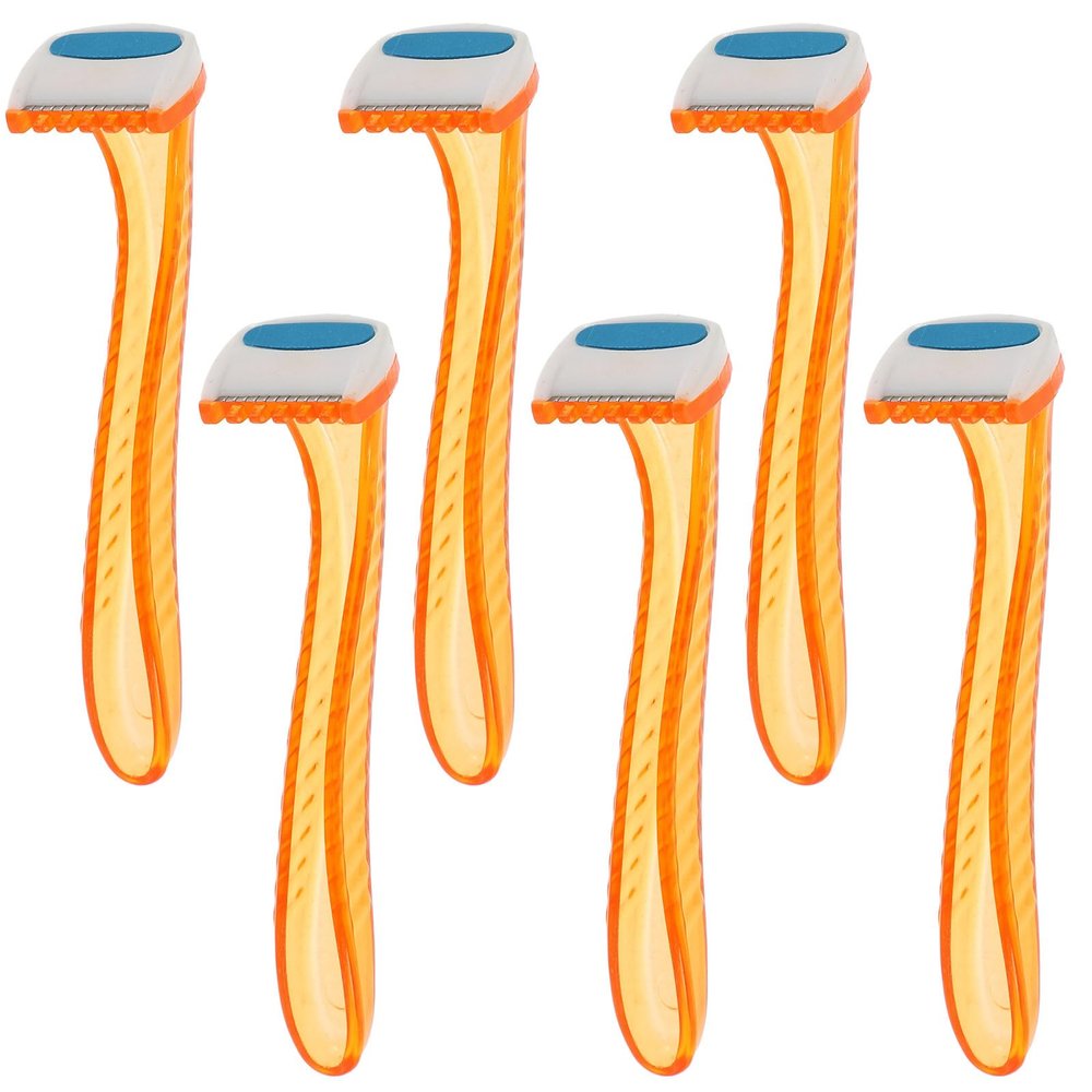Beavorty 6Pcs Women's Razor arm Hair Razor Shaver Women Hair Remover Underarm Shaving Razor Painless Hair Removal Shaver Womens Razors Bikini Shaver Women s Razor Manual abs Styler Girl