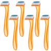 Beavorty 6Pcs Women's Razor arm Hair Razor Shaver Women Hair Remover Underarm Shaving Razor Painless Hair Removal Shaver Womens Razors Bikini Shaver Women s Razor Manual abs Styler Girl view 1