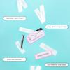No Mo-Unibrow Hair Removal Waxing Kit - Waxing Strips For Eyebrows, Face, Upper Lip, and Chin - As Seen On Shark Tank - Travel Friendly Wax Strip For Face - Wax Strips and Mini Tweezers - 3 Pack view 4