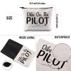 G2TUP Pilot Girlfriend Gift Dibs On The Pilot Makeup Bag Pilot Wife Cosmetic Bag I Love My Pilot Gift (Dibs On The Pilot MB) view 3