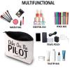 G2TUP Pilot Girlfriend Gift Dibs On The Pilot Makeup Bag Pilot Wife Cosmetic Bag I Love My Pilot Gift (Dibs On The Pilot MB) view 4