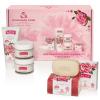 Bulgarian Rose Moisturizing Daily Regimen 5 Piece Gift Set - Day Cream, Night Cream, Exfoliating Face Mask, Bar Soap, Soapsponge view 1