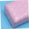 FOMIYES Manicure Pillow Rest Heart Shaped Square Hand Pillow Wrist Pad Nail Arm Rest Pink for Salon view 2