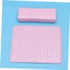 FOMIYES Manicure Pillow Rest Heart Shaped Square Hand Pillow Wrist Pad Nail Arm Rest Pink for Salon view 3