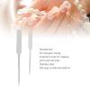 2pcs Makeup Foundation Mixing Spatula, Cake Cream Butter Spatulas with Long Handle, Double Ended Stainless Steel Nail Glue Stirrer Stick, Resin Craft Stirring Mixing Scraper Tool view 2