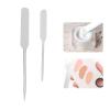 2pcs Makeup Foundation Mixing Spatula, Cake Cream Butter Spatulas with Long Handle, Double Ended Stainless Steel Nail Glue Stirrer Stick, Resin Craft Stirring Mixing Scraper Tool view 4