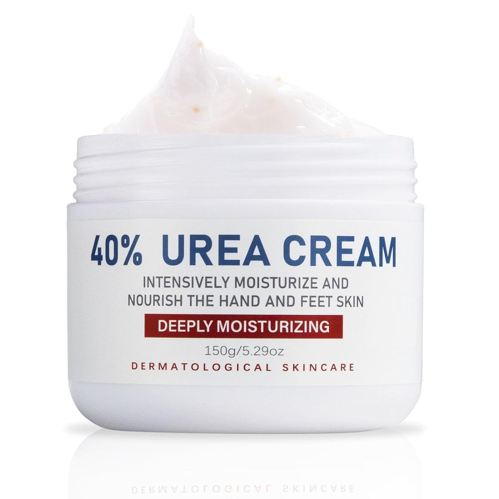 BERVEAL Urea Cream, 40 percent Foot Care Lotion for Cracked Heels,Cracked Heels, Ultra,Rough, Dry, Calloused Feet,Softening Rough skin on feet 5.29 fl.oz for All Skin