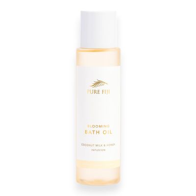 Pure Fiji Bath Oil, Conditioning Body Moisturizer with Natural Ingredients Bath Essential for Women Moisturizing Bath & Body Oil - Coconut Milk & Honey (8oz/236ml)