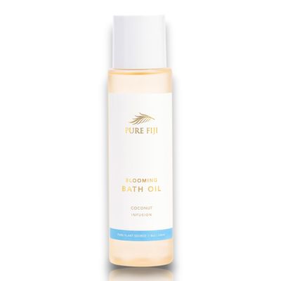 Pure Fiji Bath Oil, Conditioning Body Moisturizer with Natural Ingredients Bath Essential for Women Moisturizing Bath & Body Oil - Coconut (8oz/236ml)