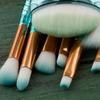 11pcs Makeup Brushes Set,Portable Super Soft Fiber Cosmetic Loose Powder Eyeshadow Brushes,Professional Cosmetic Brush Tool,Blending Brush Kit for Home view 2