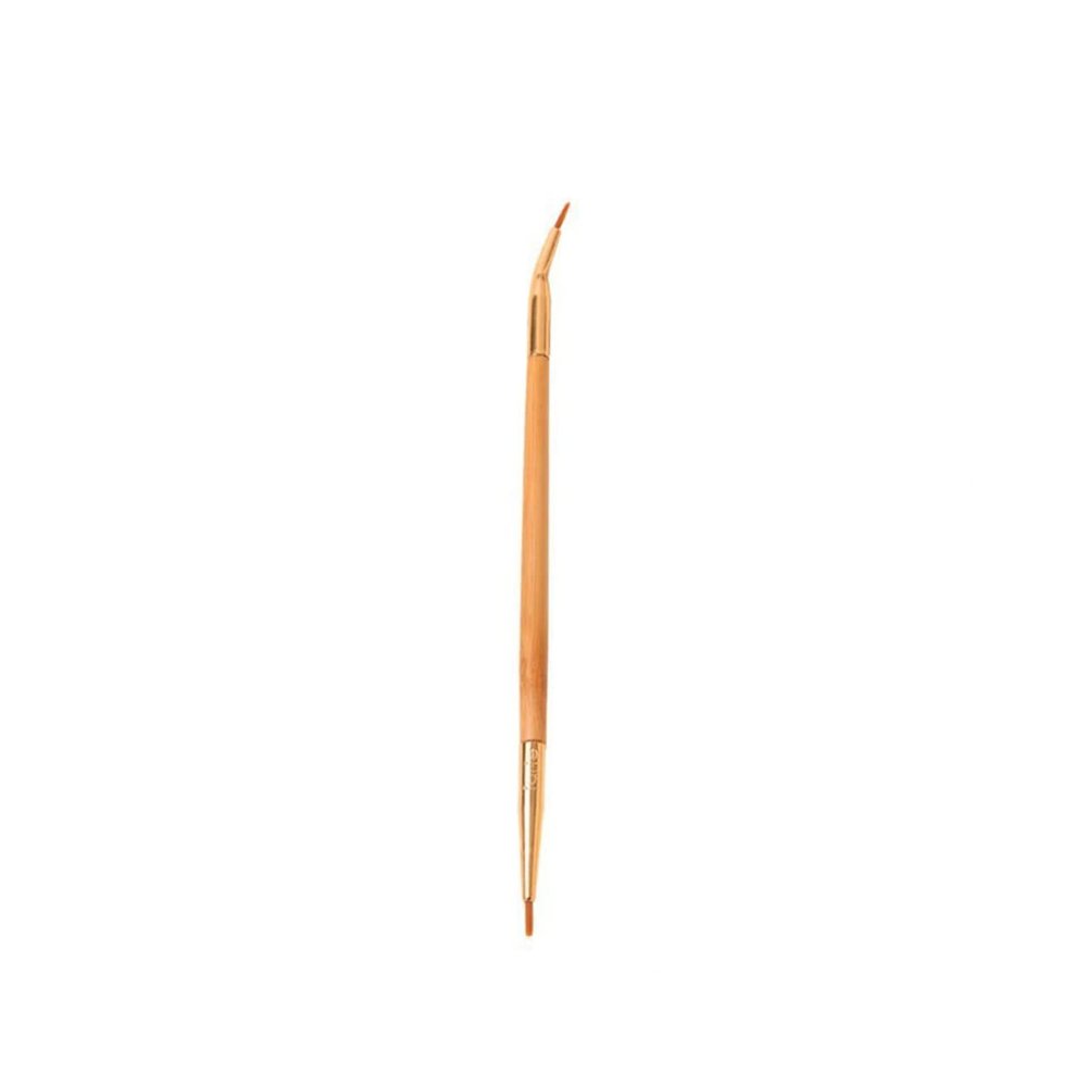 FRCOLOR Professional Makeup Artist Brush Double-ended Eyeliner Lip Liner Bamboo Brush 15cm Beginner-friendly
