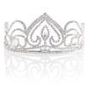 Anderson's Eloise Rhinestone Tiara, 3-Inch Silver Crown with Sparkling Clear Rhinestones for Weddings, Proms, Homecoming, Pageants & Special Events, Adjustable Fit with Comfort Combs view 1