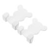 DOITOOL 2pcs shelfs Hooks shavers for Men Razors for Men Razor Brush Holder Stand Wall Mounted Holder Sticky Hook Bracket Shaving Brush Man Stainless Steel Storage Plastic view 1