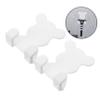 DOITOOL 2pcs shelfs Hooks shavers for Men Razors for Men Razor Brush Holder Stand Wall Mounted Holder Sticky Hook Bracket Shaving Brush Man Stainless Steel Storage Plastic view 4