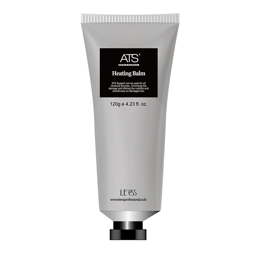 ATS Heating Balm Serum Heat Protectant, Anti Frizz Hair Products, Nourishing Blow Dry and Styling Heat Protect, Leave-In, 4.2 fl oz