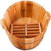 Scpantkend Pedicure Foot Spa Wooden Foot Washing Bucket, Household Foot Soaking Basin, Pain Fatigue Relief Sauna Foot Washing Barrel (Color : 2) view 1