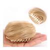 messy bun hair piece Women's Buns Hair Extensions Claw Clip Messy Bun Hair Piece Synthetic Curly Chignon Claw Clip in Ponytail Hairpieces Tousled Updo Hair Extensions bun hair pieces for women ( Color view 1
