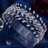 Niiyyjj Pearl Hair Bands Hair Jewelry Rhinestone Headbands Women Tiara Wedding Headpieces Bride Headband HP382-Silver view 4