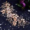 Niiyyjj Bridal Hair Accessories Wedding Bridal Comb Headwear Rhinestone Pearls Headpiece Prom Headdress HP282-G view 1