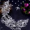 Niiyyjj Rhinestone Bridal Headband Alloy Flower Wedding Headpiece Woman Hair Accessories Africa Bride Headdresses HP390-Silver view 1