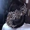 Niiyyjj Rhinestone Bridal Headband Alloy Flower Wedding Headpiece Woman Hair Accessories Africa Bride Headdresses HP390-Silver view 2