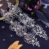 Niiyyjj Rhinestone Bridal Headband Alloy Flower Wedding Headpiece Woman Hair Accessories Africa Bride Headdresses HP390-Silver view 4