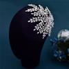 Niiyyjj Hollow Leaf Headband Handmade Bridal Headpiece Woman Wedding Brides Hair Jewelry Bride Head Piece HP438-silver view 1