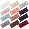 12 Pcs Stretchy Headbands for Women, Absorbed Sport Headband Soft Twist Knotted Headbands for Daily Life Yoga view 1
