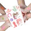 10 Sheets Pink Cowgirl Temporary Tattoos, 65 Patterns Retro Pink Bachelorette Temporary Tattoos Rodeo Temporary Tattoos Bach Party Favors Birthday Party Tattoos for Girl view 3