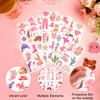 10 Sheets Pink Cowgirl Temporary Tattoos, 65 Patterns Retro Pink Bachelorette Temporary Tattoos Rodeo Temporary Tattoos Bach Party Favors Birthday Party Tattoos for Girl view 4