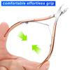 4 Packs Cuticle Nipper, Premium Stainless Steel Cuticle Trimmer for Manicure & Pedicure at Home/Spa/Salon[Rose Gold] view 4