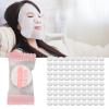 100pcs Compressed Facial Mask Sheets, DIY Disposable Mask Paper Cotton Skin Care Wrapped Masks for Home Beauty Salon, with Mask Bowl Mask Brushes and Hair Band view 4
