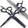 6/7/8/9-inch professional hair clipper set, stainless steel sharp hair clippers, hairdresser specific scissor(6 inches, 2 pieces-E) view 1
