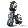 Ambition Lutin Rotary Tattoo Machine with 2Pcs Korall Tattoo Power Supply 2200mAh Straight Drive Bar - Wireless Tattoo Machine Short Tattoo Pen with Brushless Motor with RCA Cord for Tattoo Artist view 1